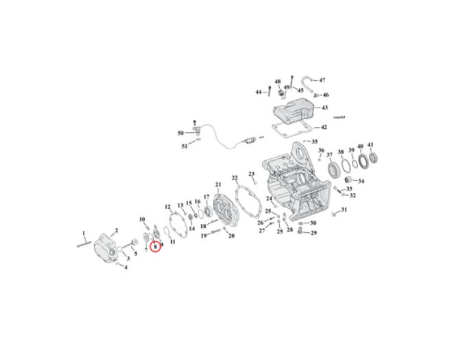 Hovedbilde JAMES, OIL PUMP CHECK VALVE/CLUTCH BALLS, steel 3/8