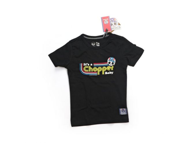 Hovedbilde BOBBY BOLT IT'S A CHOPPER BABY T-SHIRT BLACK, T Skjorte Barn