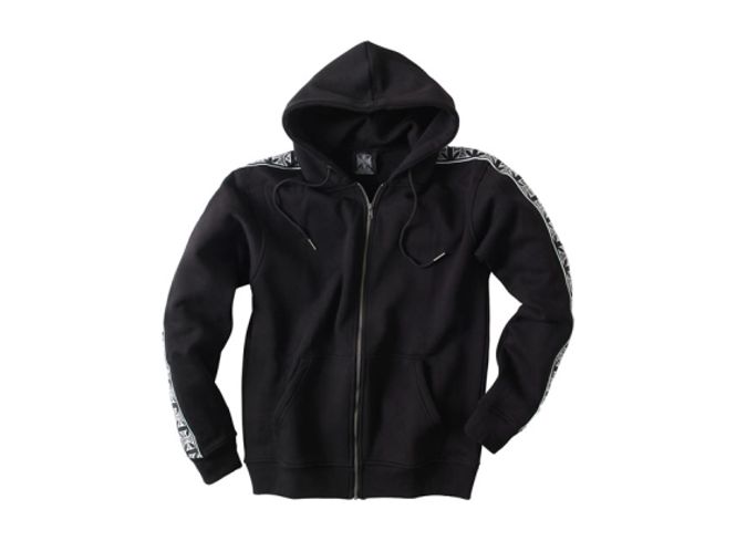 Hovedbilde WCC Taped Zip hoodie black, Zip hoodie