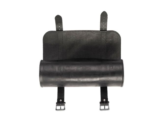 Hovedbilde LEDRIE, LEATHER TOOL ROLL. BLACK WITH CHROME BUCKLES. 1L., Gaffel ...