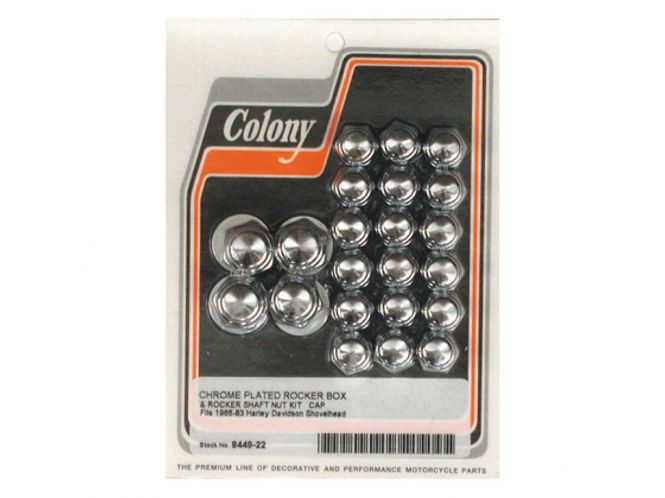 Hovedbilde SHOVEL ROCKER BOX TOP NUT KIT. , ROCKER BOX TOP NUT KIT.