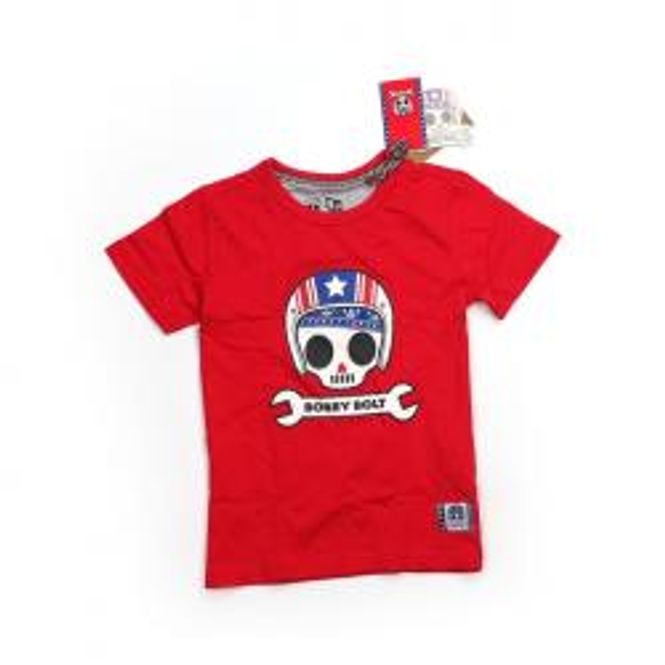 Hovedbilde BOBBY BOLT USA T-SHIRT RED, T Skjorte Barn