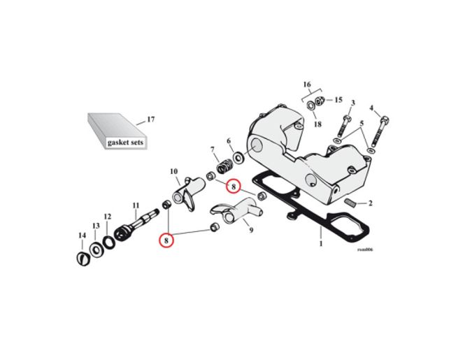 Hovedbilde ROCKER ARM BUSHINGS, ROCKER ARM BUSHINGS