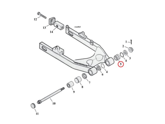 Hovedbilde BEARING, SWINGARM