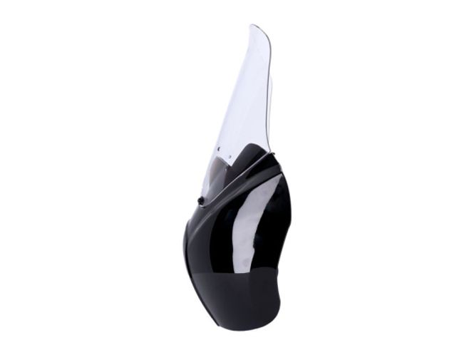 Hovedbilde HEADLAMP FAIRING. GLOSS BLACK. CLEAR WINDSHIELD