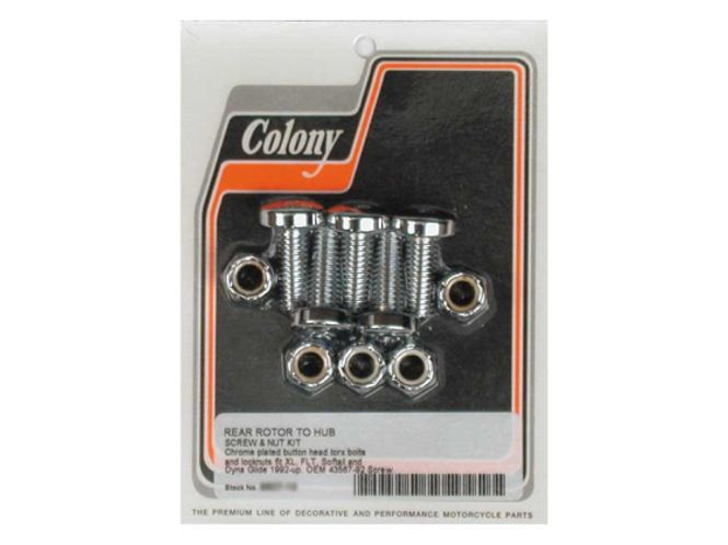 Hovedbilde REAR BRAKE ROTOR BOLT & NUT KIT., COLONY, REAR BRAKE ROTOR BOLT & NUT ...