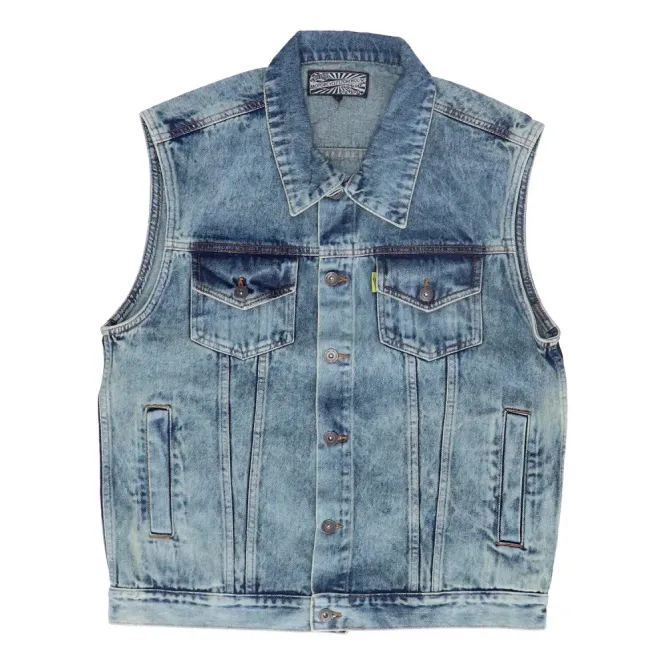 Hovedbilde Vest denim stonewashed blue
