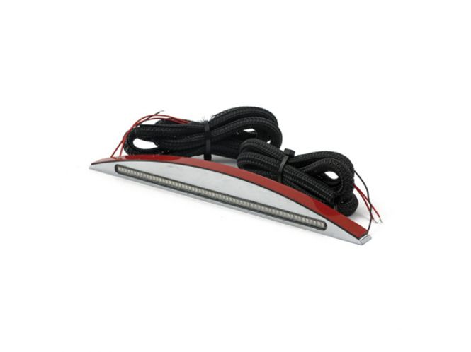 Hovedbilde CUSTOM DYNAMICS BILLET LED TAILLIGHT CHROME WITH CLEAR LENS, Baklys