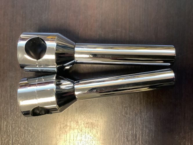 Hovedbilde Custom Round 6 Riser Chrome, Riser
