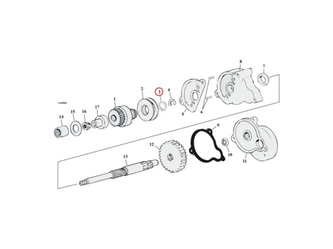 Hovedbilde RETAINING RINGS, STARTER SHAFT