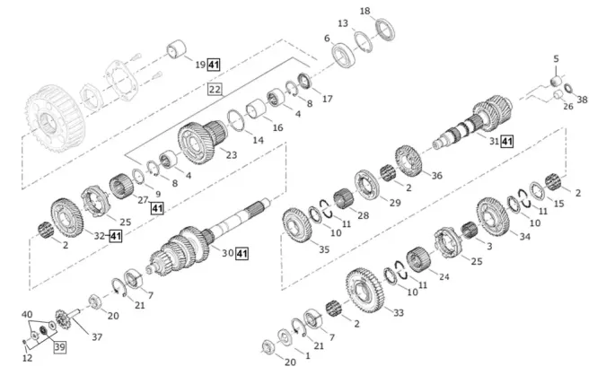 Hovedbilde Countershaft first gear