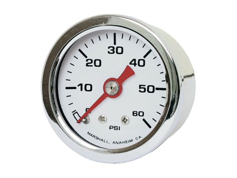OIL PRESSURE GAUGE, 0-60 PSI., Oljetrykk måler
