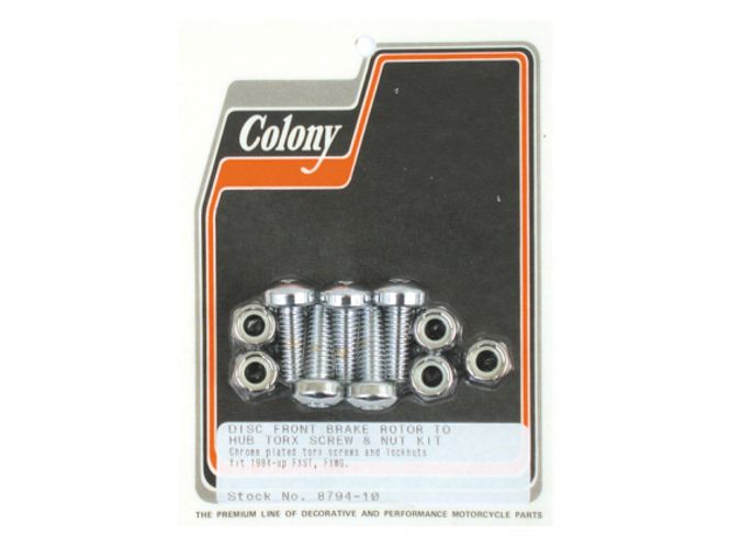 Hovedbilde BRAKE ROTOR BOLT & NUT KIT. FLAT TORX, Bolter til bremseskive