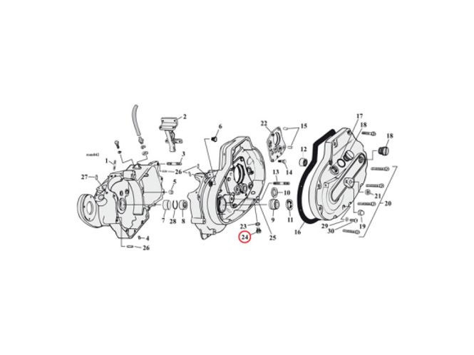 Hovedbilde DRAIN PLUG, MAGNETIC, Tappe plugg oljetank