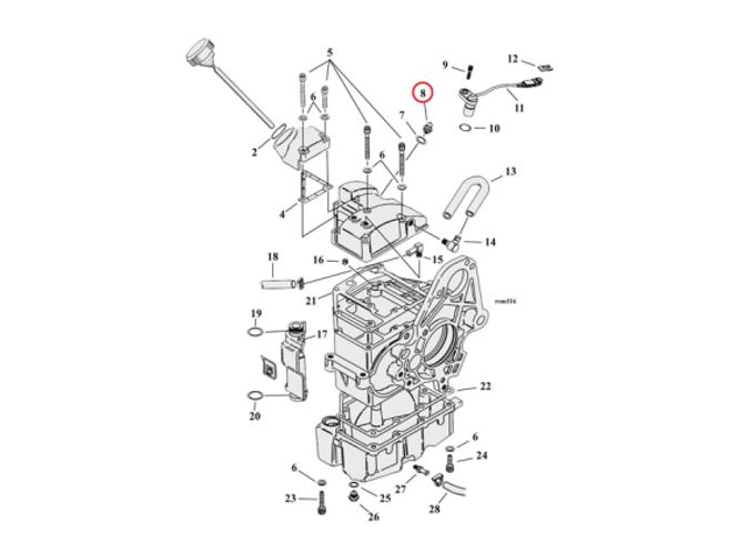Hovedbilde  Nøytral bryter. Gear 98-00 Evo B.T., Twin Cam