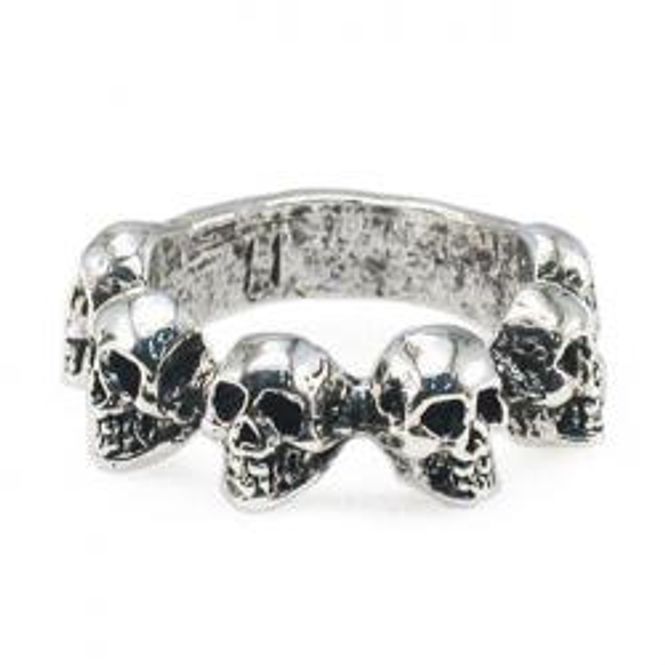 Hovedbilde AMIGAZ MULTI SKULL RING 