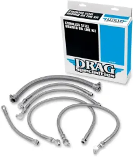 Hovedbilde Stainless Steel Braided Oil Line Kit