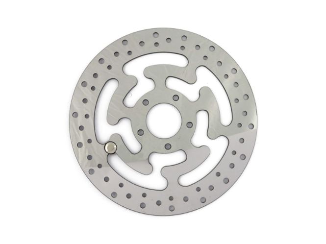 Hovedbilde Brake rotor, left front. Polished stainless, Bremseskive