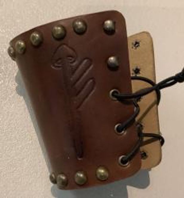Hovedbilde Cuff Armbånd lær brun, 