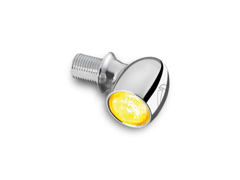 KELLERMANN BULLET ATTO LED TURN SIGNAL CHROME ECE, Blink lys lampe