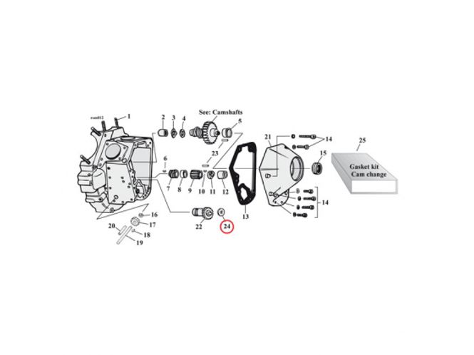 Hovedbilde BREATHER VALVE SHIM, .120 INCH, Shims